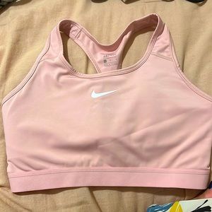 Nike dri-fit light pink sports bra